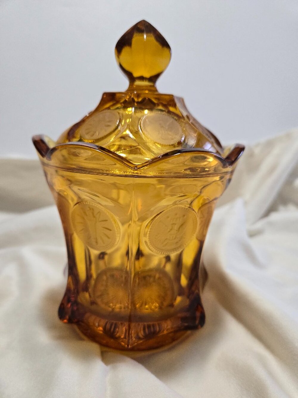Fostoria Amber Candy Dish